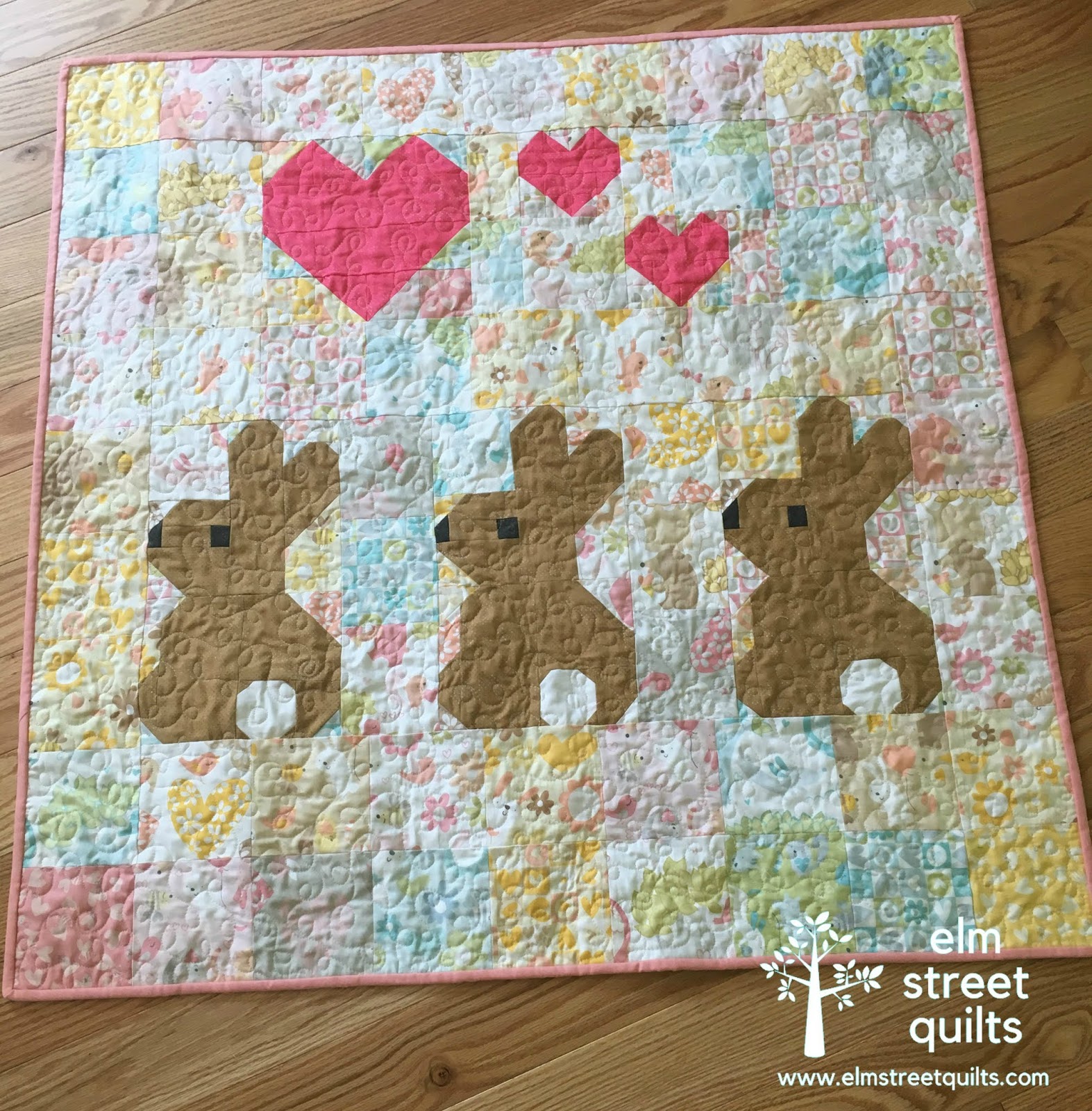 And a Bunny Finish! Elm Street Quilts