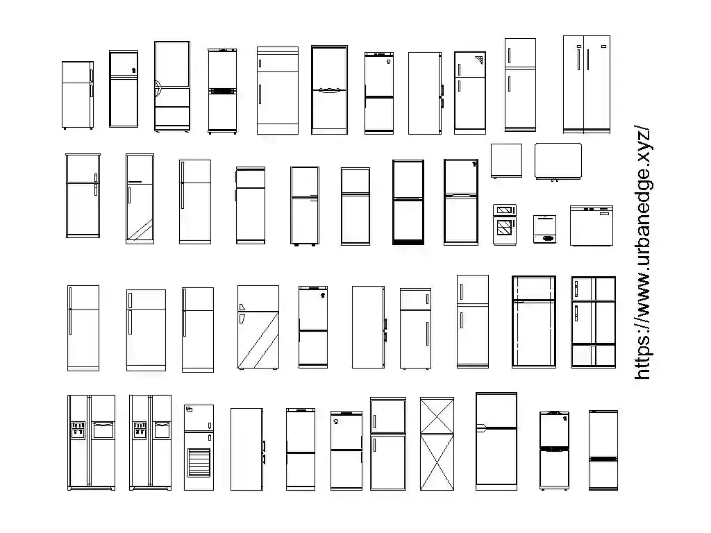 Refrigerator Cad Blocks Dwg File Cadbull vrogue.co