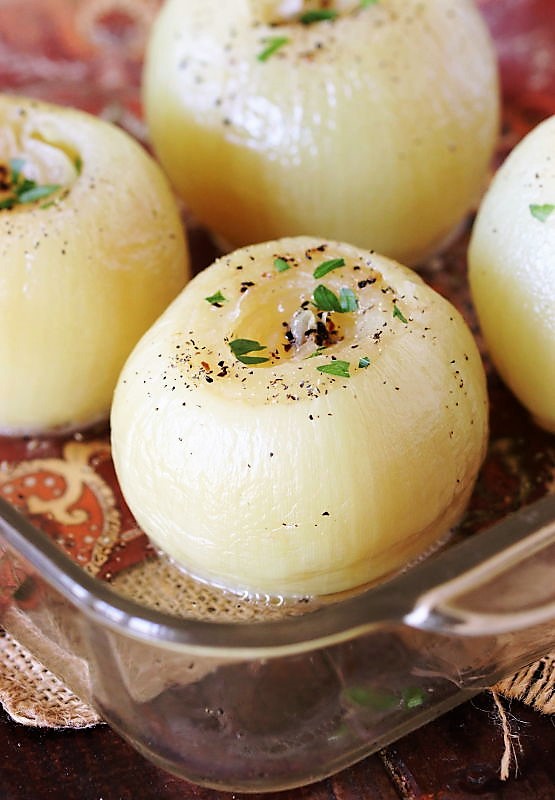 How to Make Baked Onions in the Microwave The Kitchen is My Playground
