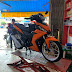 Sơn xe máy Winner 150 màu cam cực đẹp