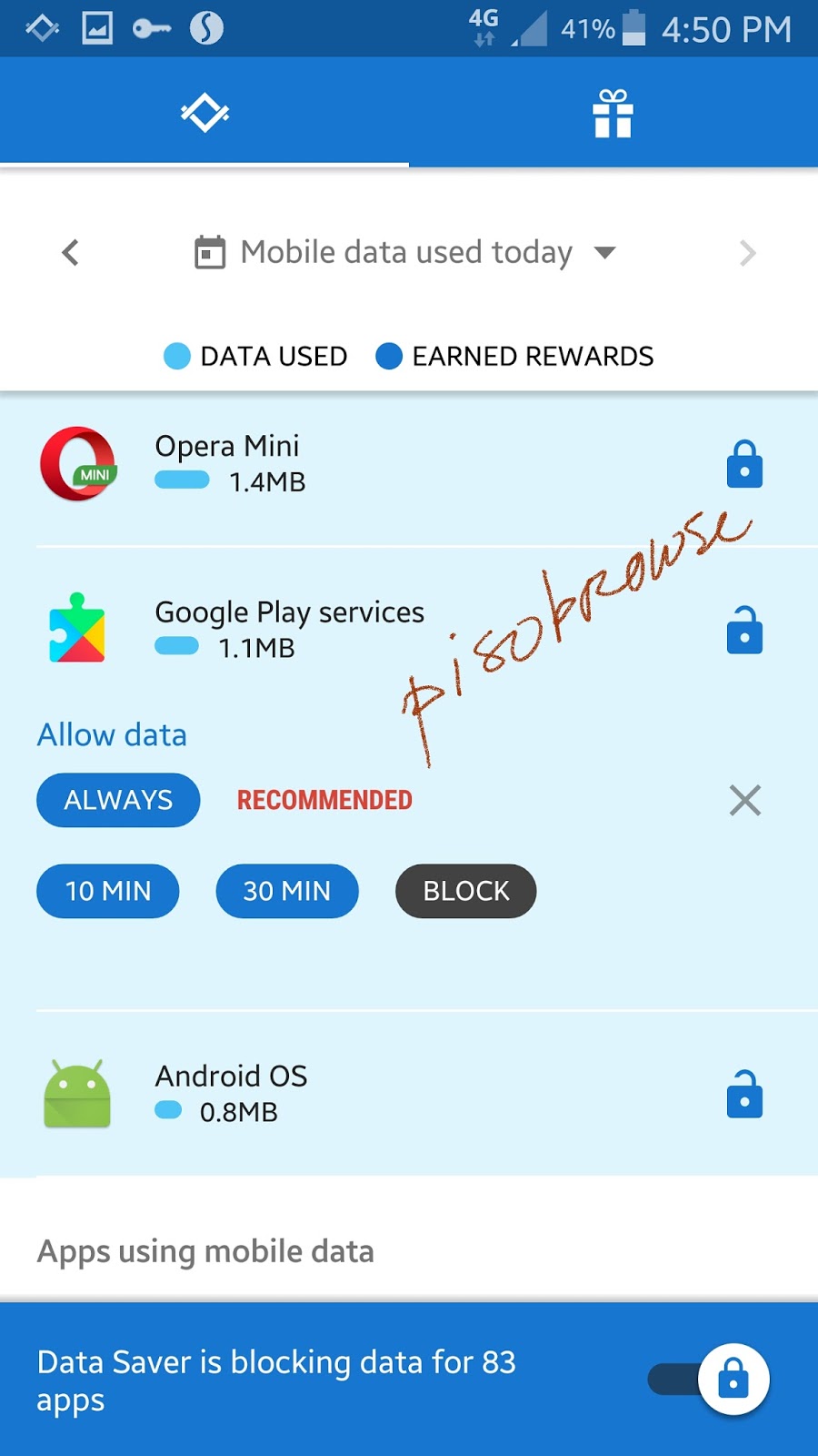 how to check remaining data in globe
