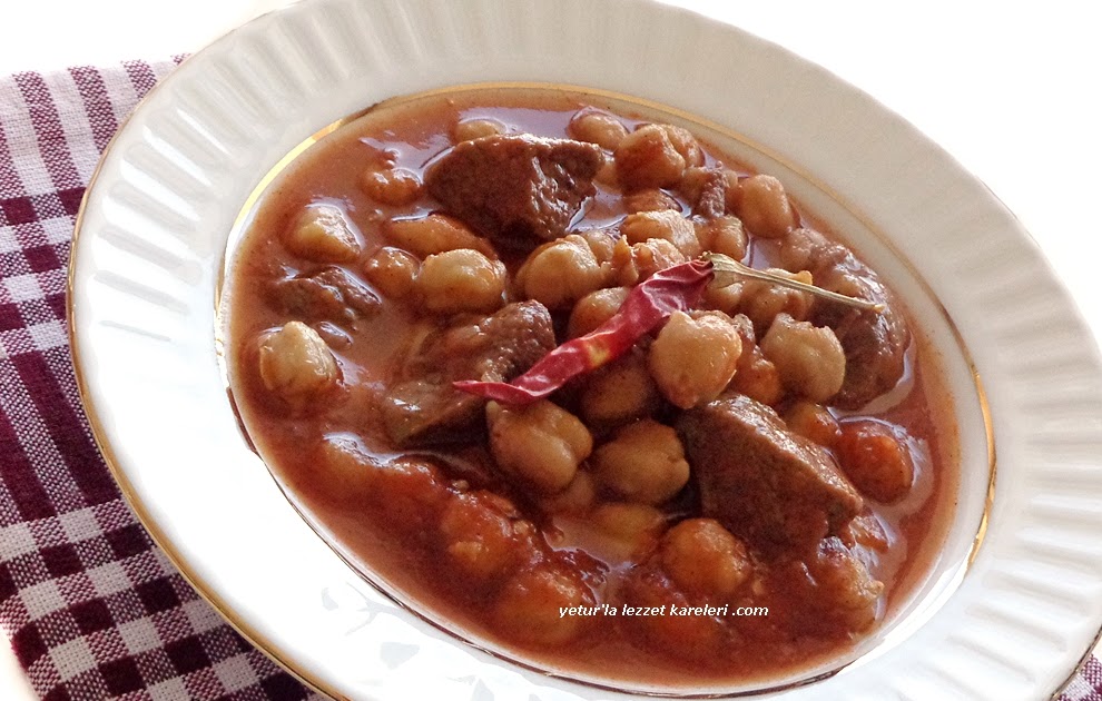 yetur�la lezzet lokanta usulü etli nohut ve klasik usulde