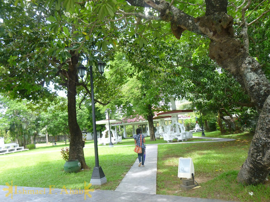 Garden outside of Aguinaldo Shrine