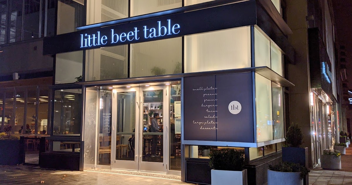 the litte beet table near hells kitchen