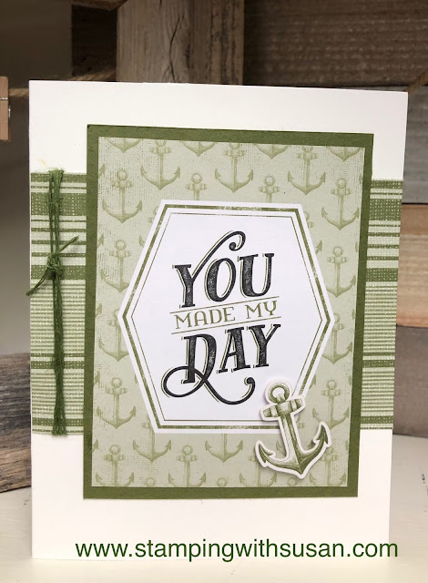 Stampin' Up!, www.stampingwithsusan.com, Come Sail Away Memories & More Card Pack