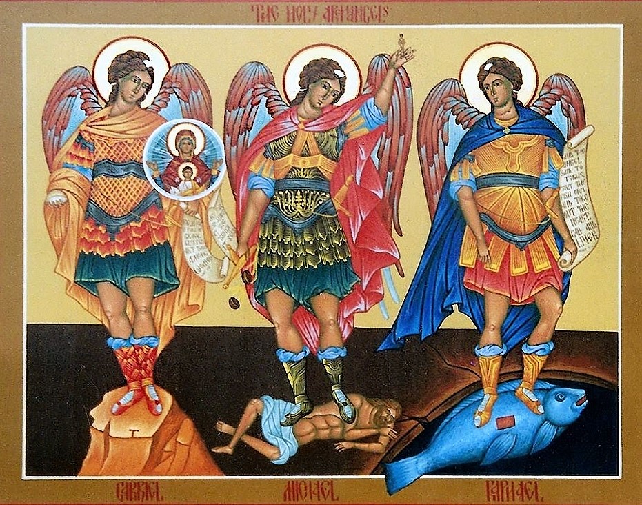 The Archangels Michael, Gabriel and Raphael: Messengers of God's