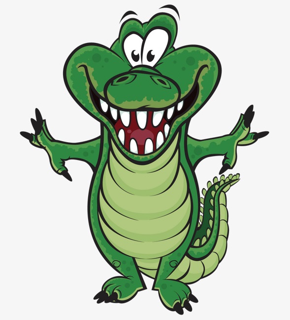 Download Gambar Hewan Kartun Buaya Terbaru