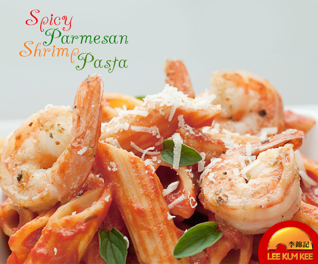 Spicy Parmesan Shrimp Pasta Recipe