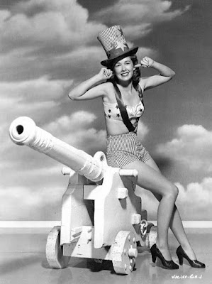 Vera Miles 4th of July pinup