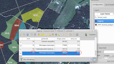 autofields qgis - attribute table - selected new object