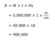 Rumus Bunga Tunggal Beserta Contoh Dan Pembahasannya