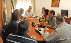 LA COMISIÓN NACIONAL DE EX COMBATIENTES EN CHACO CON EL MIN. DE GOBIERNO J.M. PEDRINI.