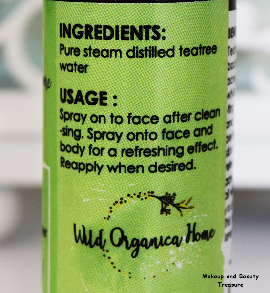 best makeup beauty mommy blog of india Wild Organica Home Tea Tree
