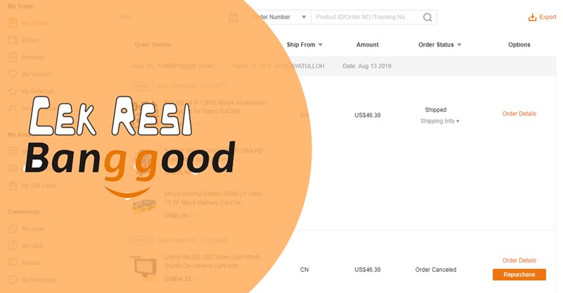 6 Cara Tracking Resi Banggood Paling Akurat 2019 Alhidamart Info Teknologi Dan Entertaiment