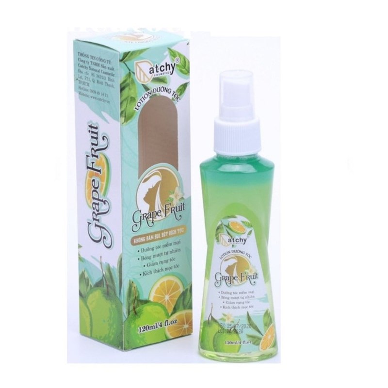 Catchy Xịt dưỡng tóc tinh chất bưởi 120ml, My Pham Nganh Toc