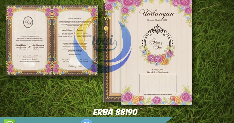 Download Blangko Undangan Erba 88190 Format Cdr Kumpulan Tutorial