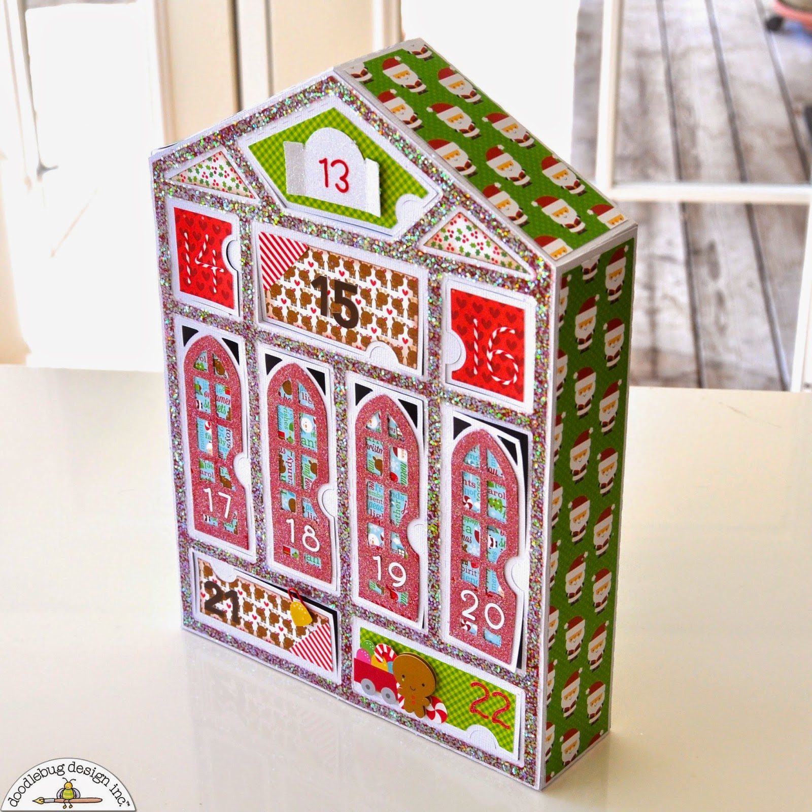 Court's Crafts 3D Advent Calendar Doodlebug Style