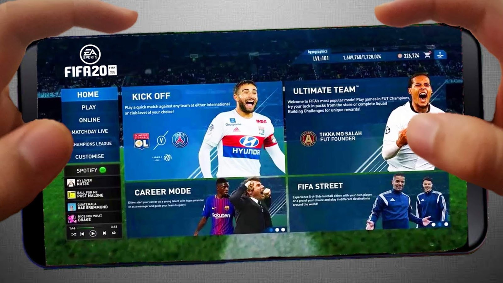 BAIXAR FIFA 20 MOBILE ANDROID JOGO DE FUTEBOL OFFLINE Android 2k