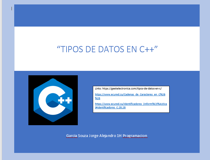 Tipos de datos en C++