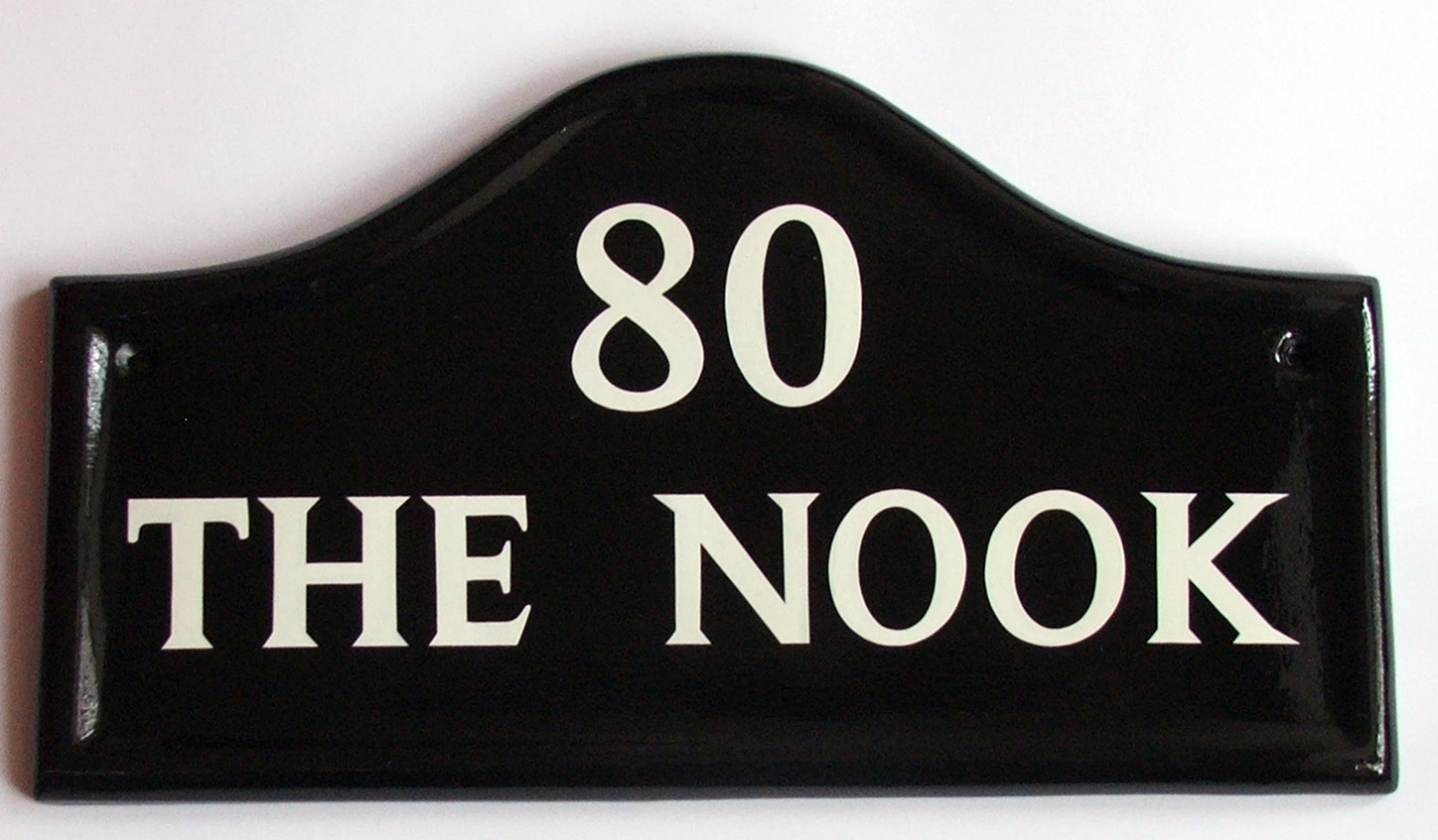 Hand Painted House Signs by Ceramic Art Hand Painted Ceramic House Signs