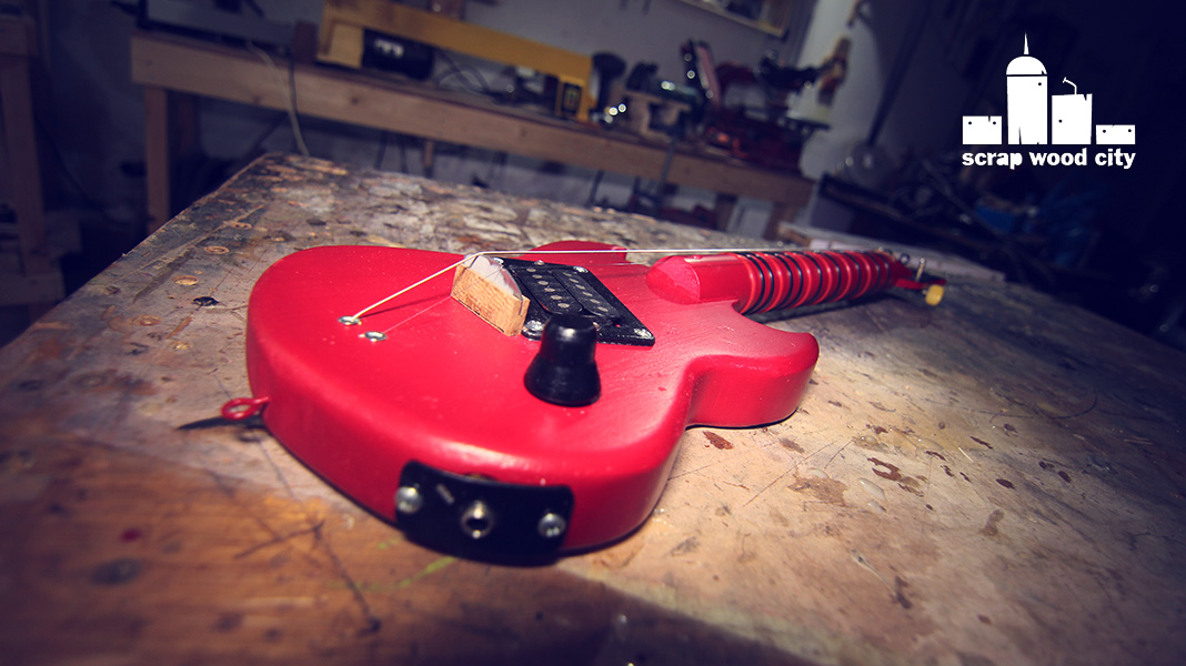 scrap wood city How to make an experimental mini electric guitar