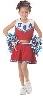 Patriotic Cheerleader 4th of july costumes