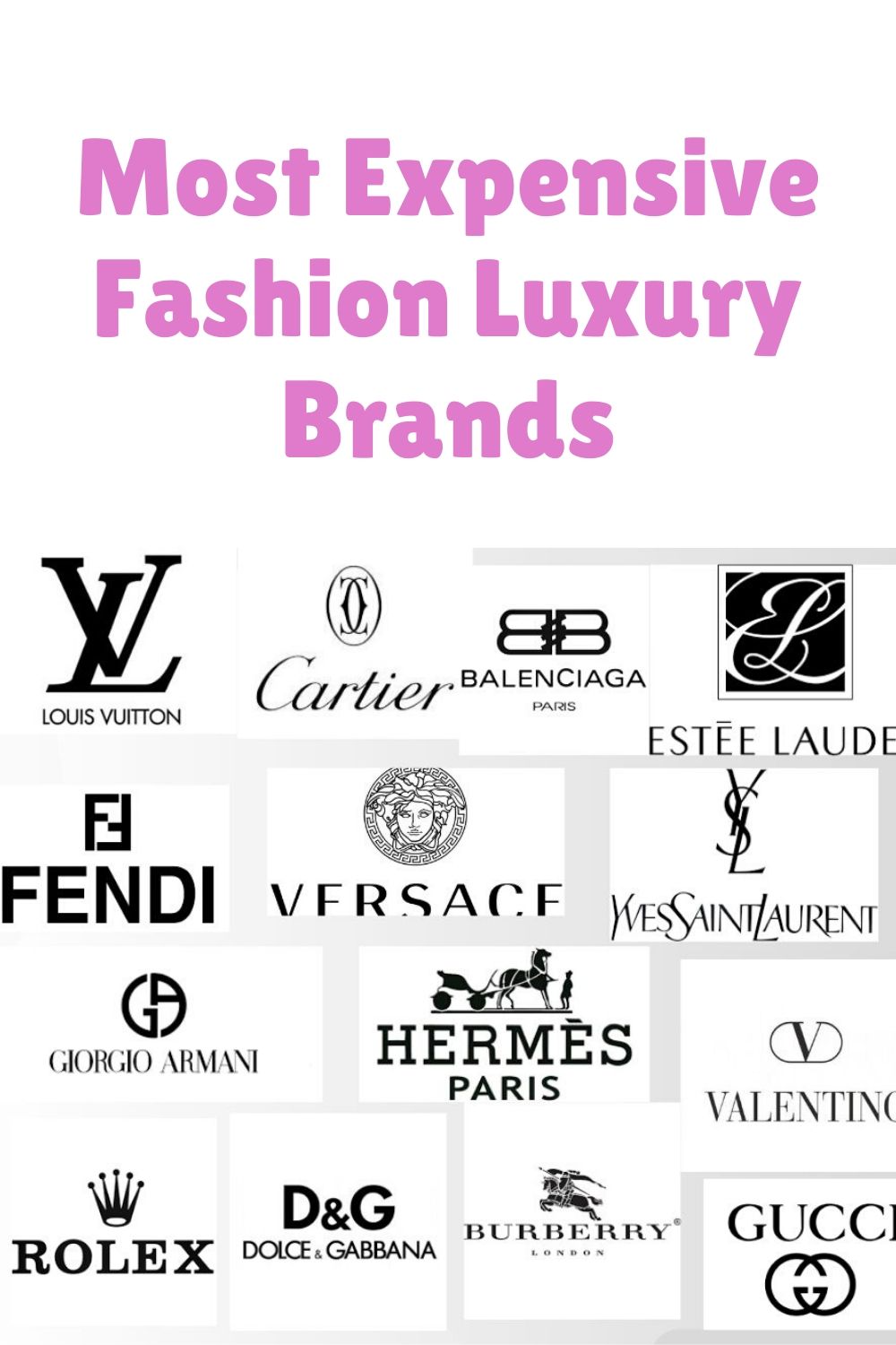 Most Expensive Fashion Luxury Brands The Shopping Holic