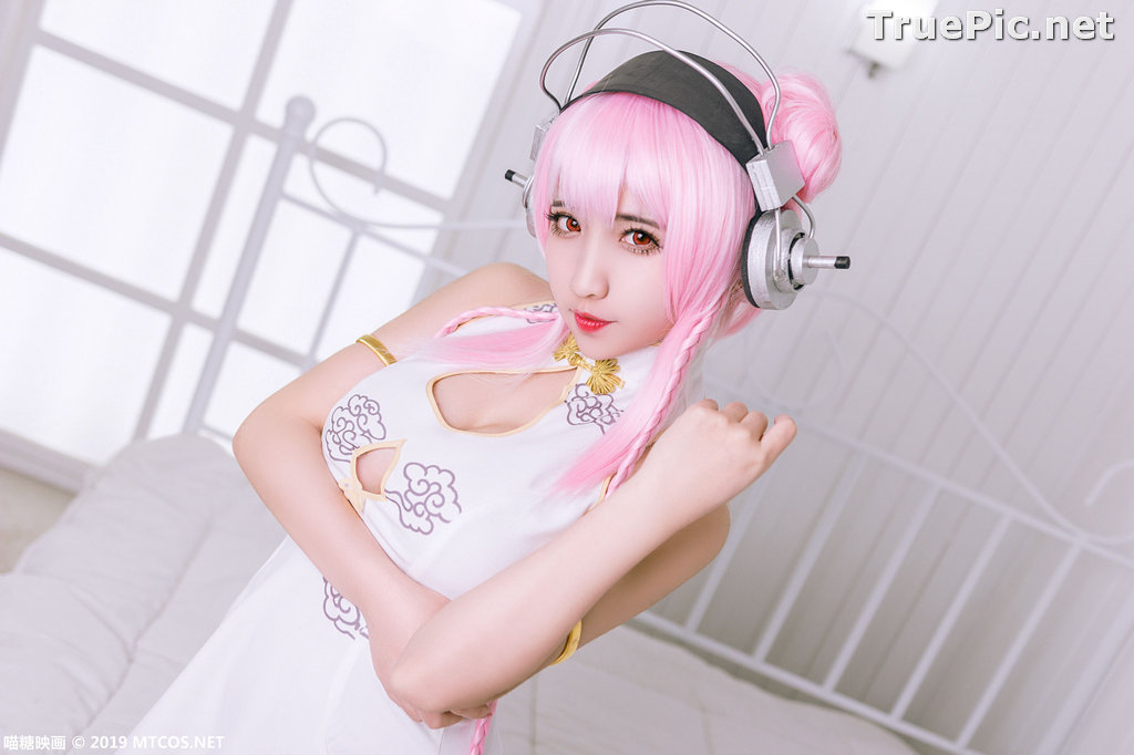 Image [MTCos] 喵糖映画 Vol.050 - Chinese Cute Model - Lovely Pink-haired - TruePic.net - Picture-7