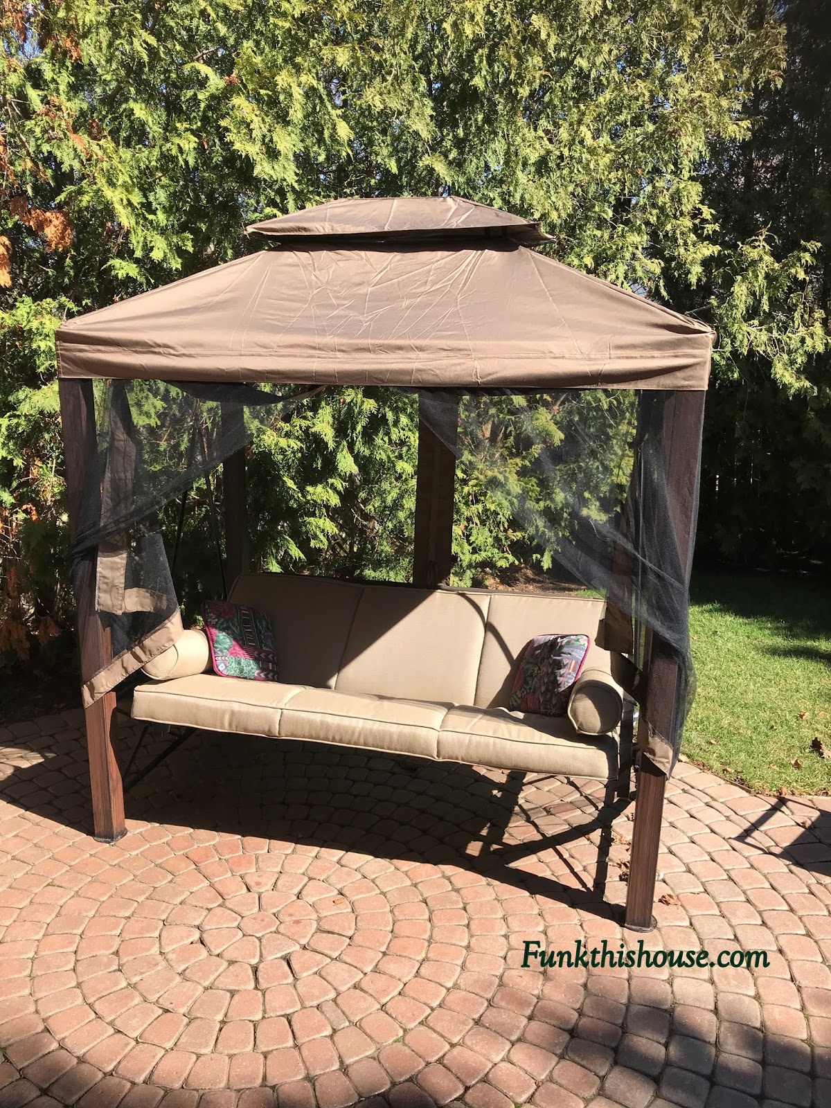 A Review of Our New Gazebo Canopy SwingDaybed with Netting