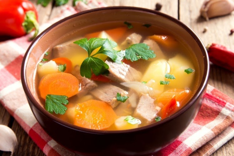 Etli sebze çorbası