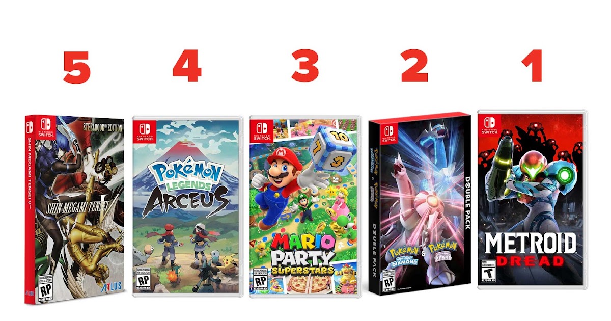 GameStop revela jogos de Switch com maior número de prévendas desde
