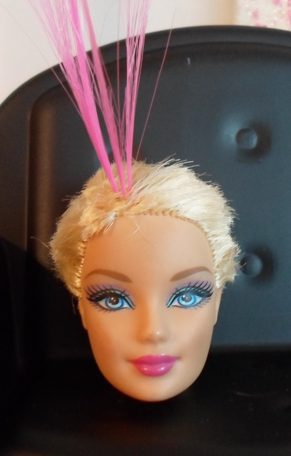 DIY Barbie Blog : Saving a Bad Hair Barbie -DIY Rerooting Attempt #1