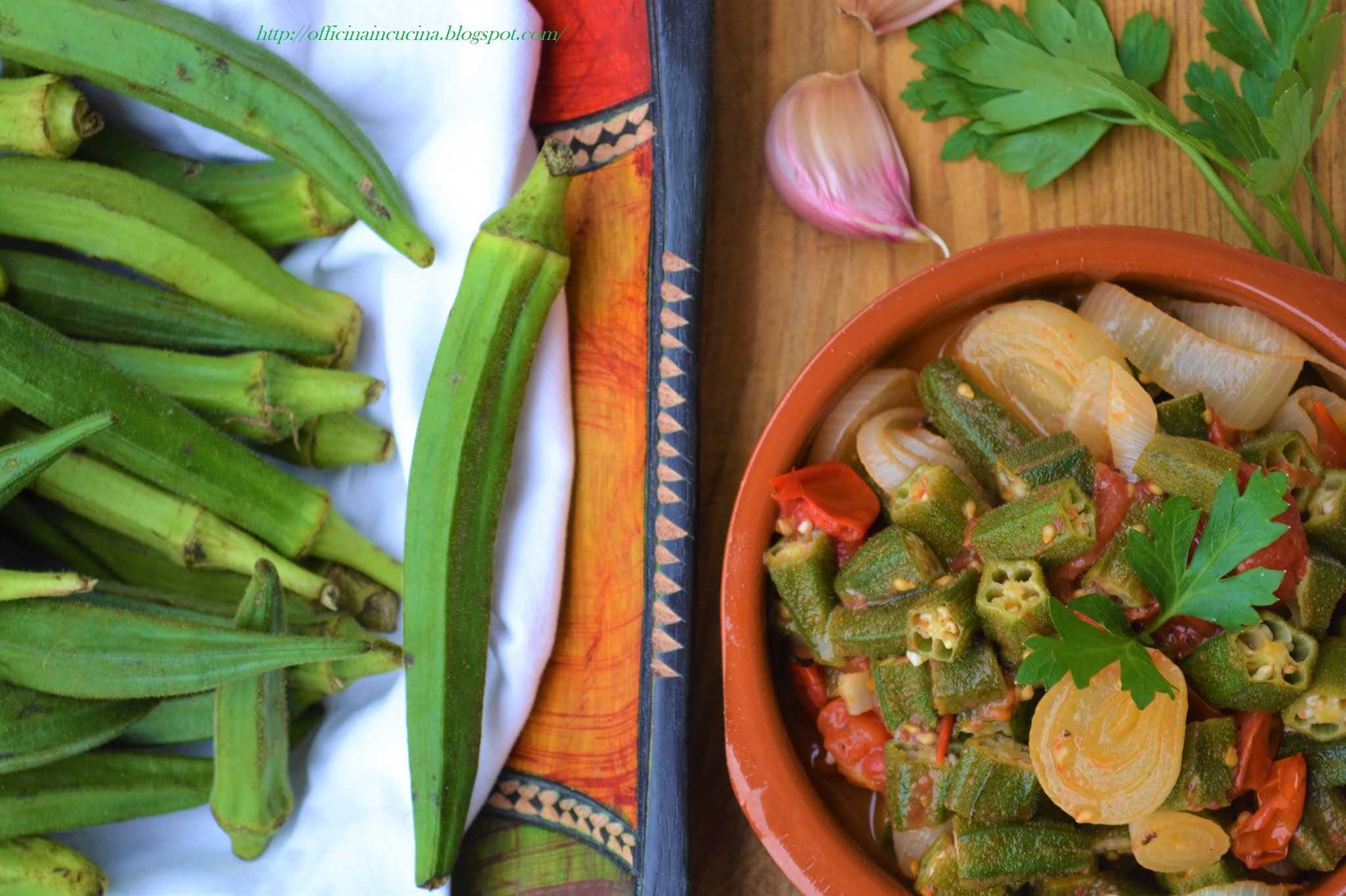 Zuppa di Okra (Gombo o Lady Finger)