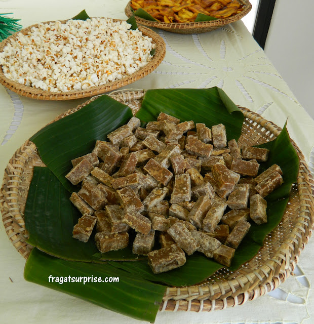 Comida baiana - caruru de São Cosme - rapadura