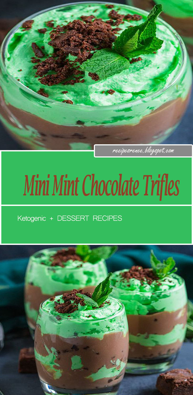 Mini Mint Chocolate Trifles Recipes Renee