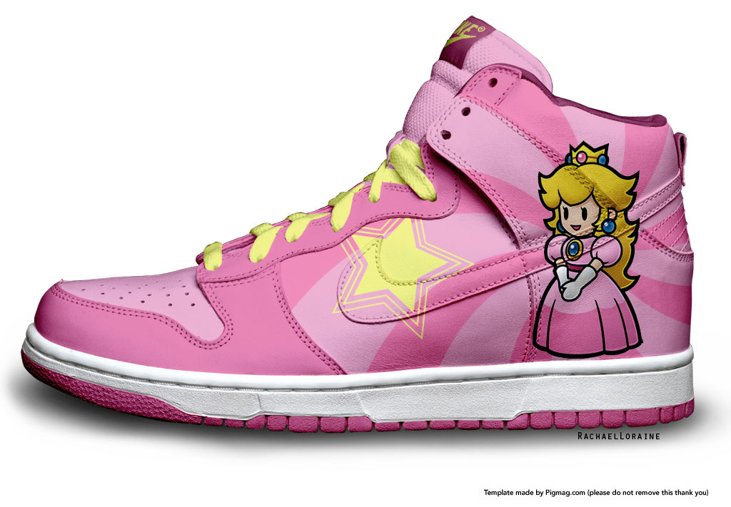 mens peach nike shoes