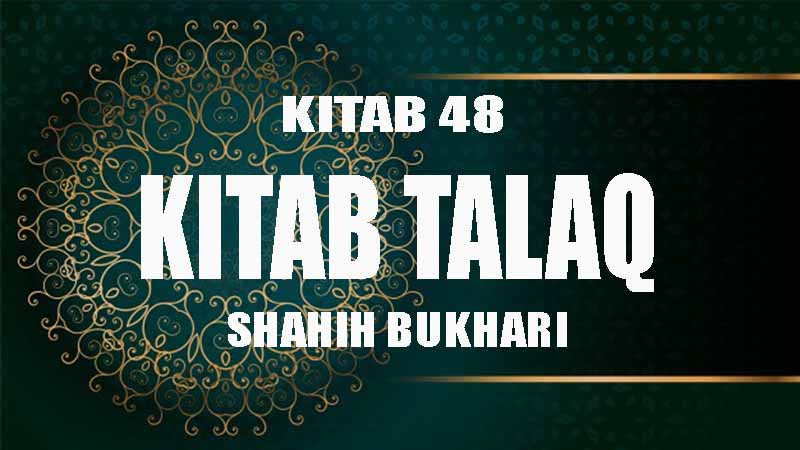 hadits shahih bukhari, kitab talaq