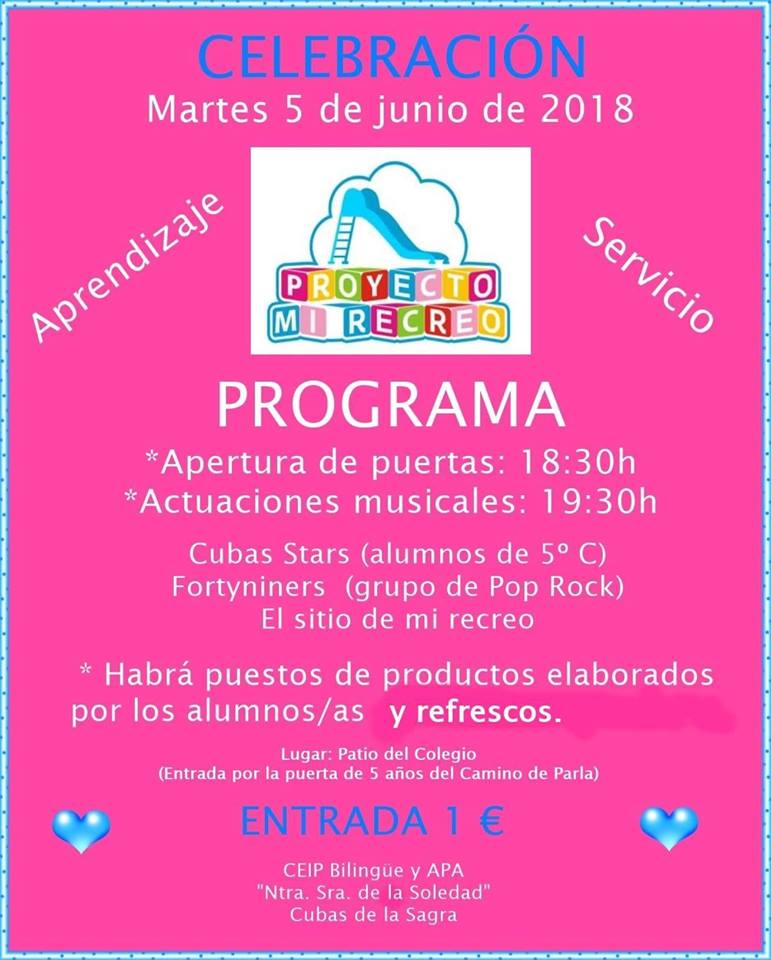 Bombones de Infantil El patio de mi recreo.