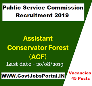 Public Service Commission Recruitment 2019