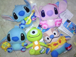 Japan Disney Stitch & Friends Plush Set