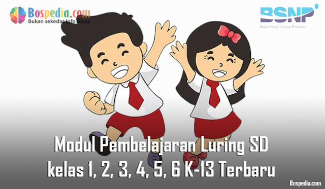 Modul Pembelajaran Luar Jaringan (Luring) untuk SD kelas 1, 2, 3, 4, 5, 6 K-13 Terbaru