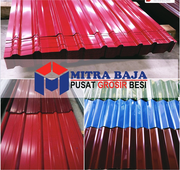 Harga Atap Spandek Warna 2019 Mitra Baja Online