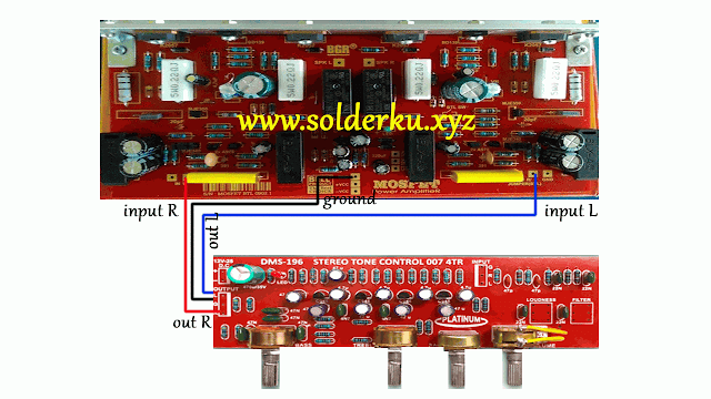 Cara Memasang Tone Control Ke Power Ampli