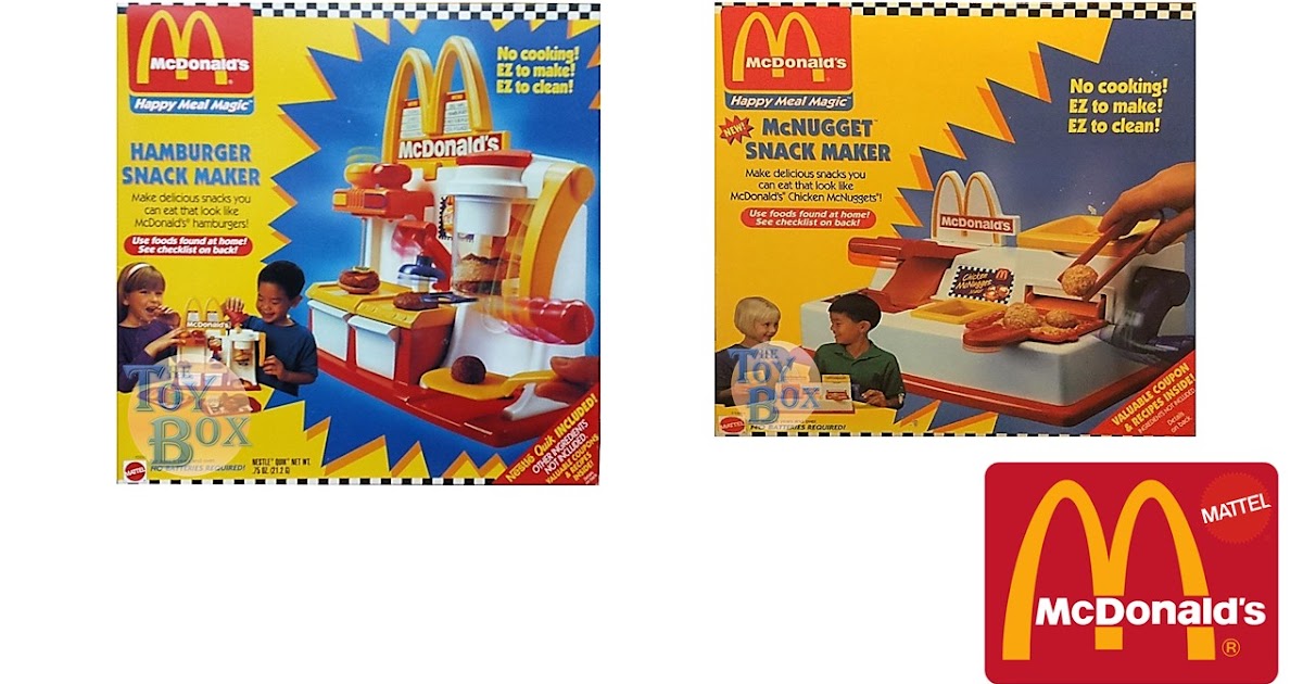 Vintage Mcdonalds Happy Meal Magic Cookie Maker Mattel 1993 Unused in Box 
