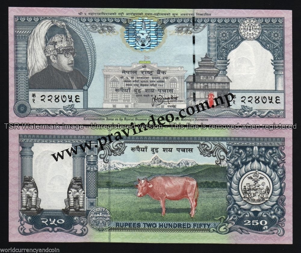 Paper Notes Of Nepal