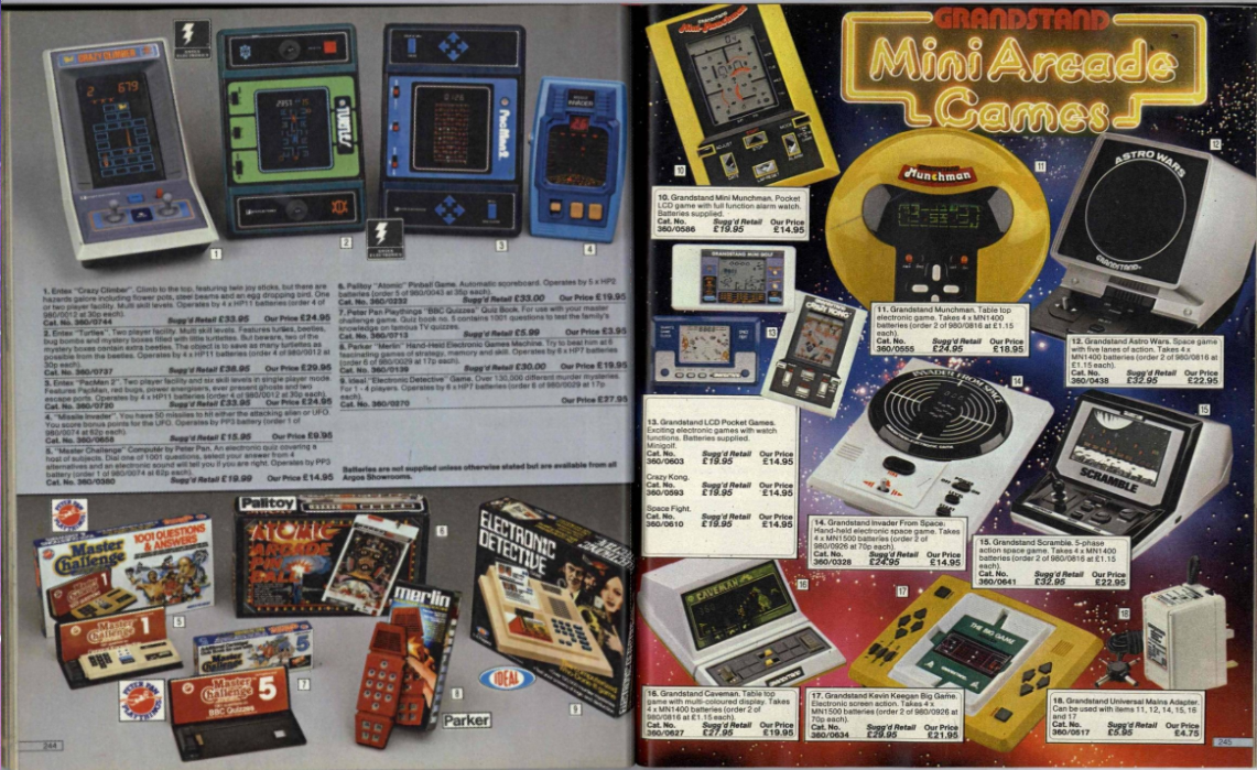 🕹️🎮 The Argos Catalogue & Video Games in the 1970s, 80s & 90s A Trip