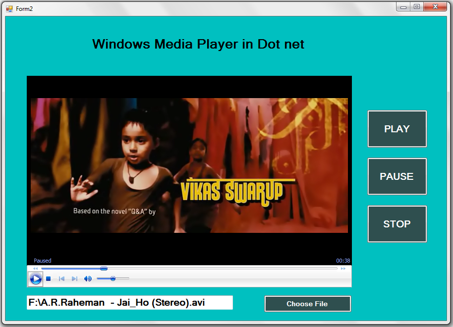 c code for windows media player in C Tutorial