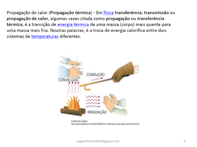 Wagner Alencar Física: Processos de Propagação do Calor, Calor sensível ...