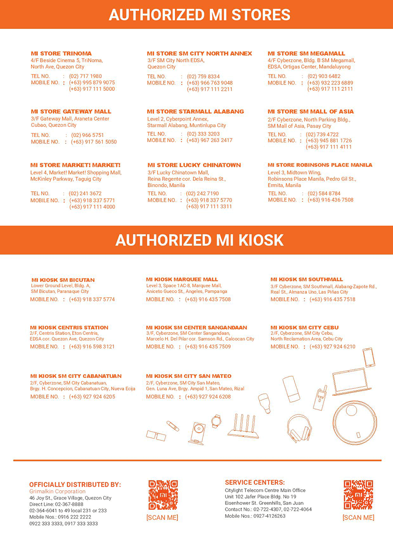 Latest list of Mi stores in the Philippines (July 2019) Latest list of Mi stores in the Philippines (July 2019)