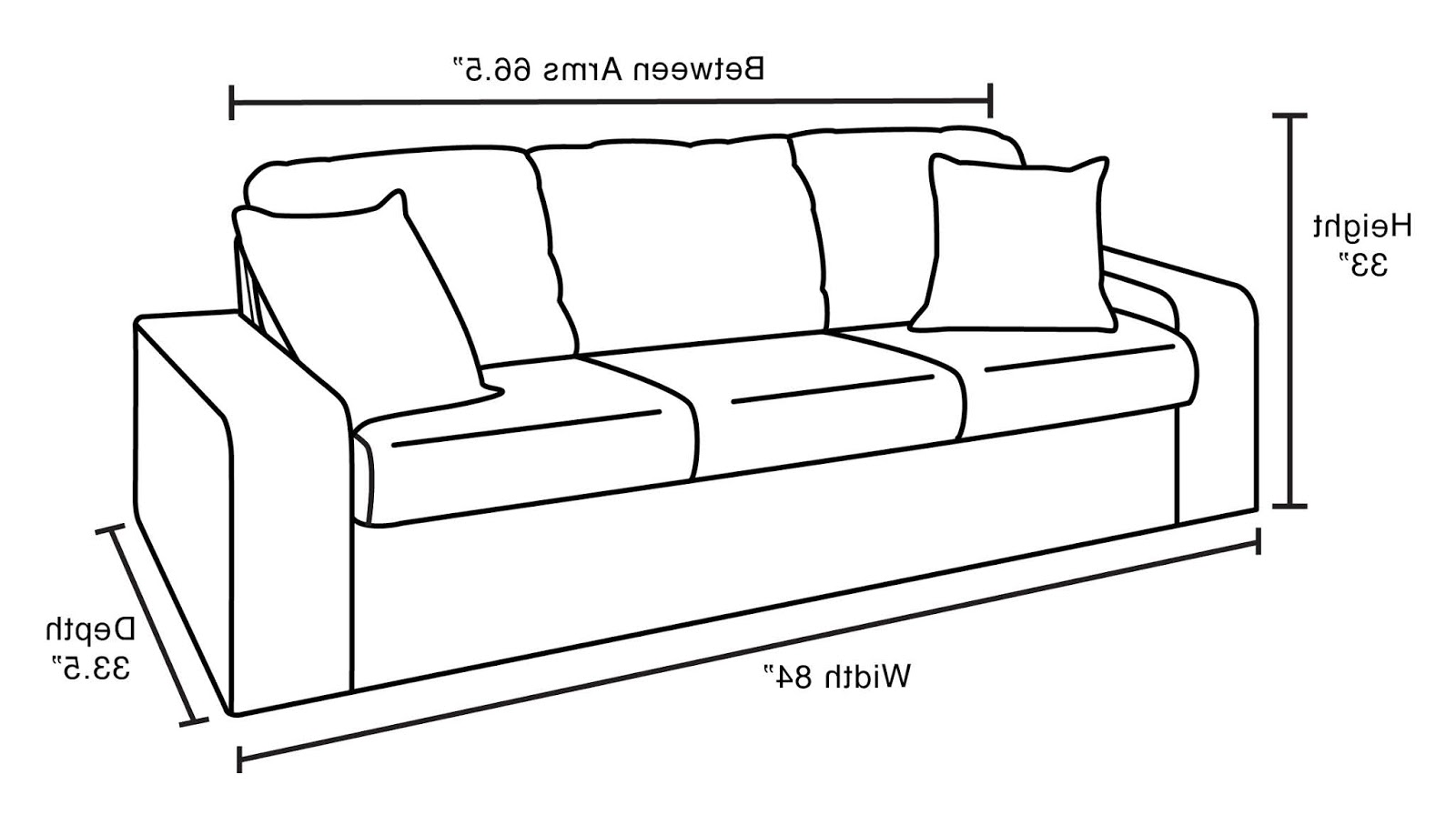 Standard Couch Dimensions Canopy Ideas